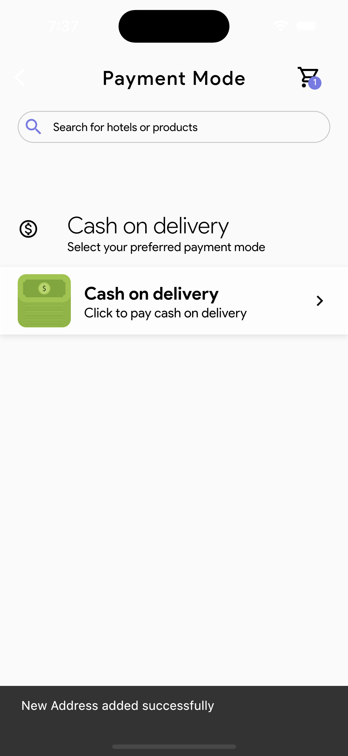 iOS Installation Screenshot